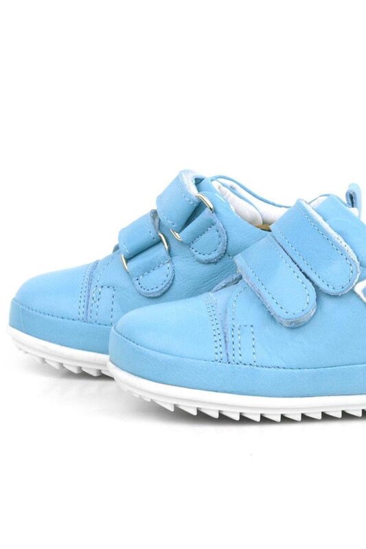 Rakerplus Scrat Genuine Leather Blue White First Steps Shoes - 7