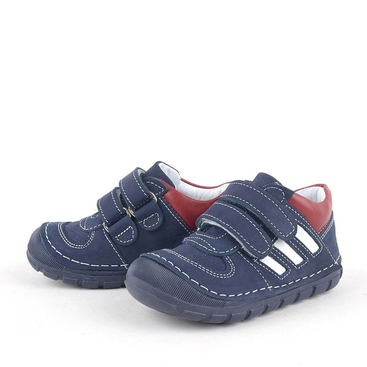 Rakerplus Grizzy Genuine Leather Navy Blue First Steps Baby Boy Shoes - 4