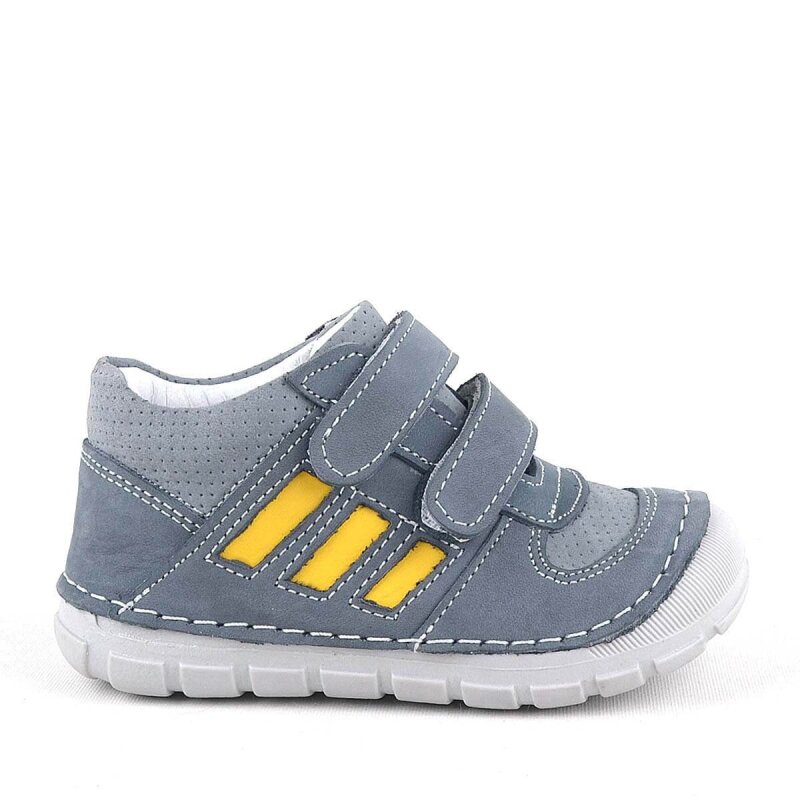 Rakerplus Grizzy Genuine Leather Grey First Steps Unisex Baby Shoes - 2