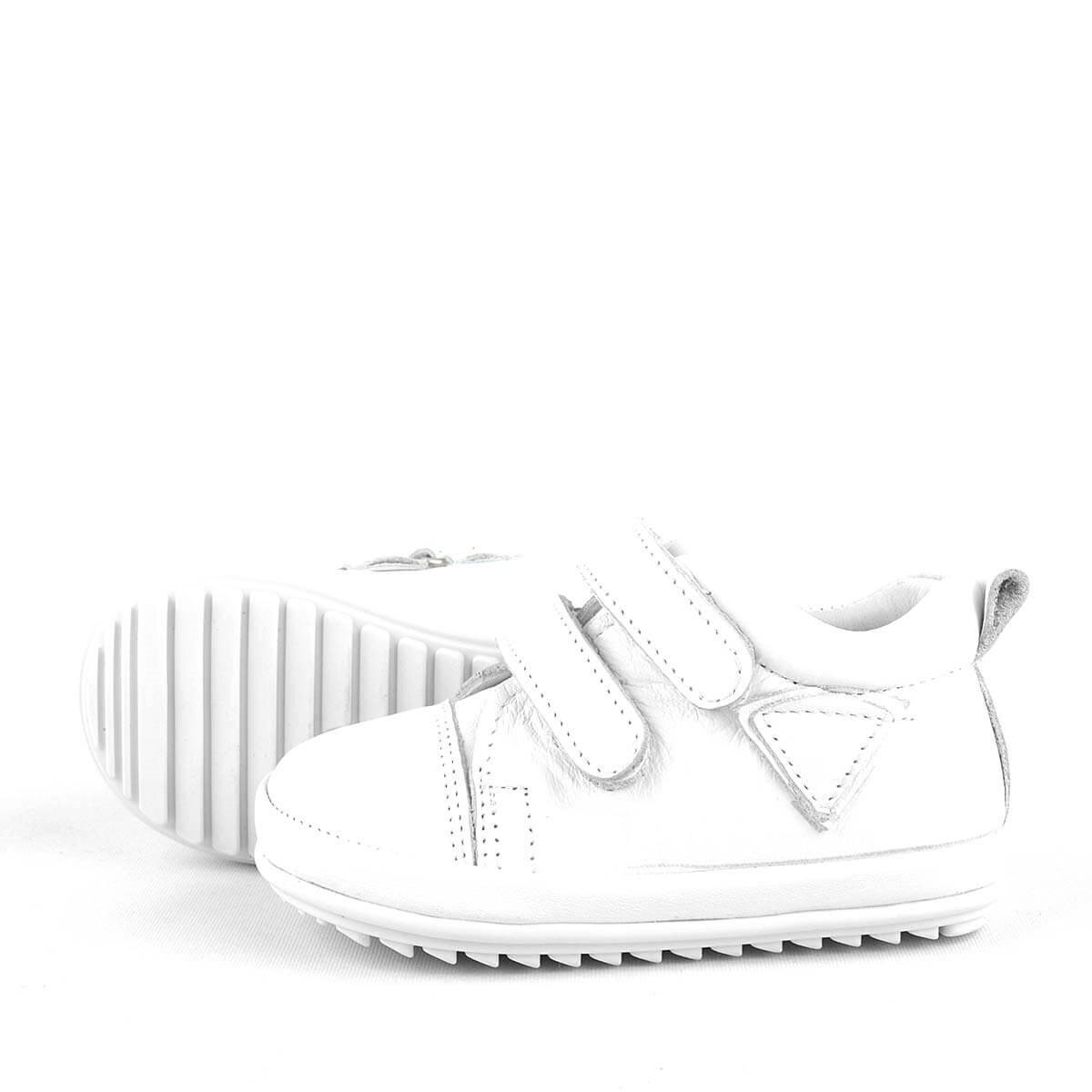 Rakerplus Scrat Genuine Leather White First Steps Shoe - 6