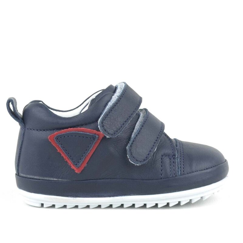 Rakerplus Scrat Genuine Leather Navy Blue First Steps Baby Shoes - 2