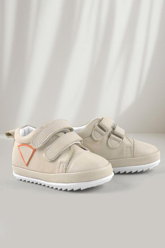 Rakerplus Scrat Genuine Leather Cream First Steps Shoe - Rakerplus
