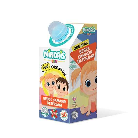 Minoris Baby Organik Antialerjik Bebek Çamaşır Deterjanı 1000 ml - 1