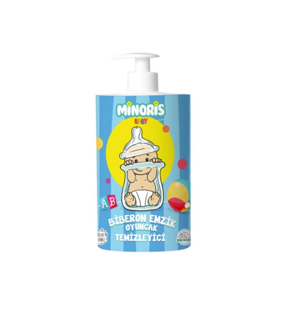 Minoris Baby Organik Antialerjik Biberon Emzik Temizleyici 500 ml - 1