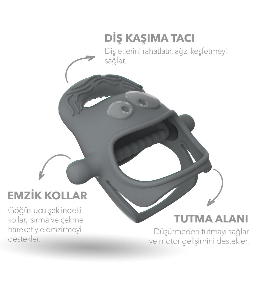 عضاضة موتشي رمادية - 2