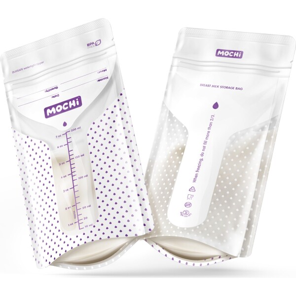 أكياس تخزين حليب الثدي موتشي 50 قطعة - 5