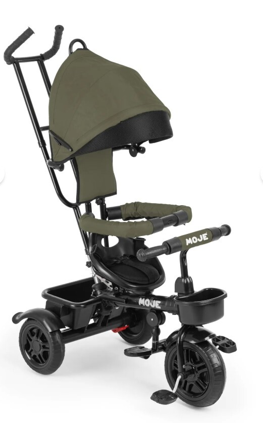 دراجة أطفال بثلاث عجلات من طراز Moje، لون كاكي - 1