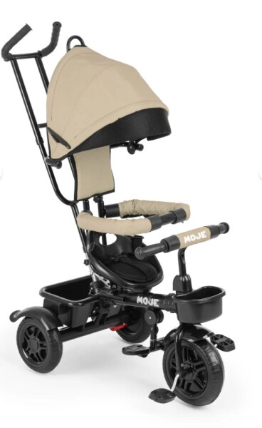 دراجة أطفال بثلاث عجلات من طراز Moje، لون بيج - 1