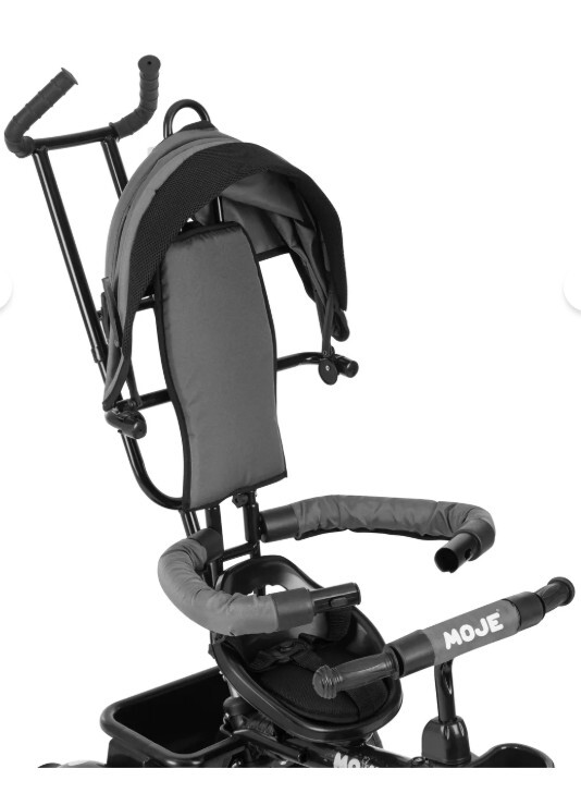 دراجة أطفال بثلاث عجلات من طراز Moje باللون الرمادي - 3