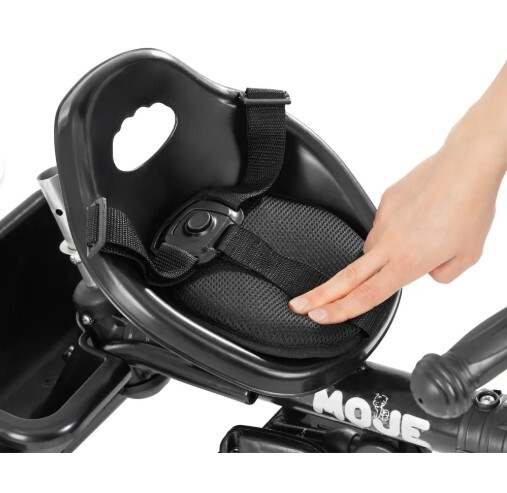 دراجة أطفال بثلاث عجلات من طراز Moje باللون الرمادي - 5