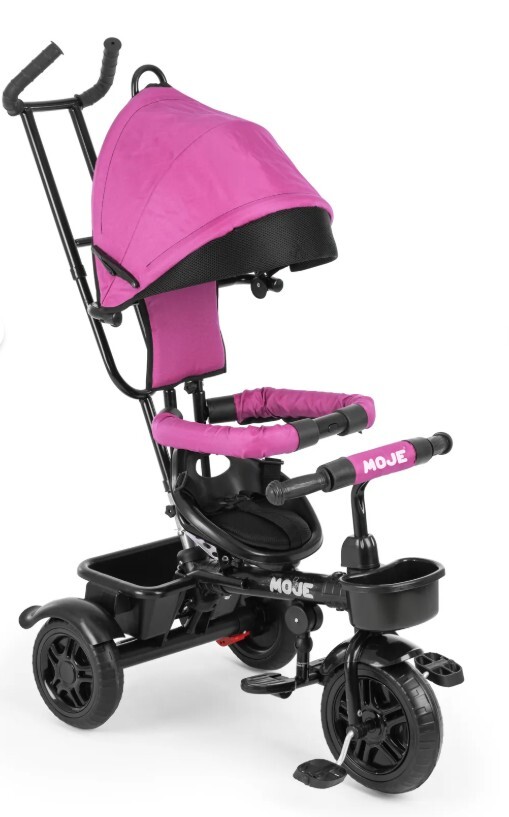 دراجة أطفال بثلاث عجلات من موجي ستايل - لون وردي - 1