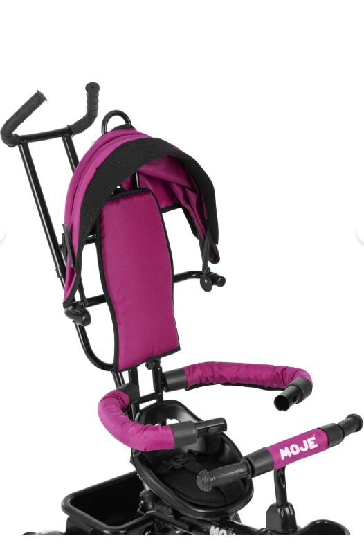 دراجة أطفال بثلاث عجلات من موجي ستايل - لون وردي - 2