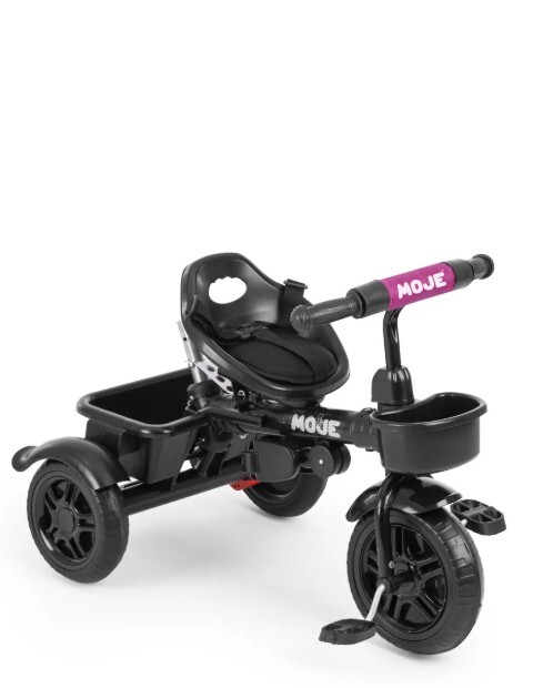دراجة أطفال بثلاث عجلات من موجي ستايل - لون وردي - 4