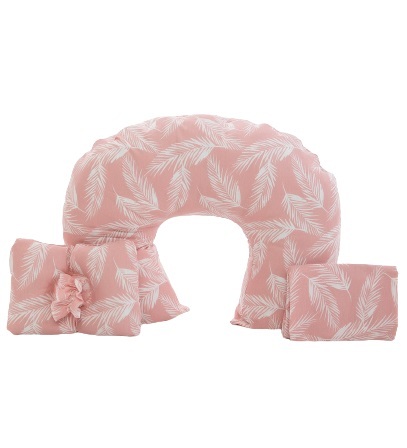 Moje Emzirme Minderi Seti 3lü Pembe Yaprak - 1