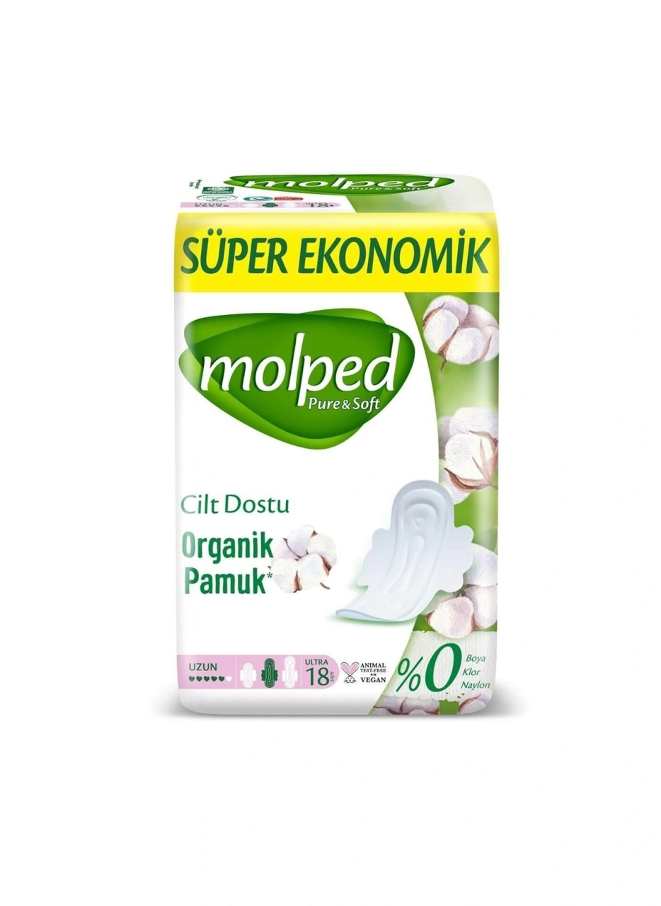 Molped Pure&Soft Ped Uzun Süper Eko 18 Adet - 1