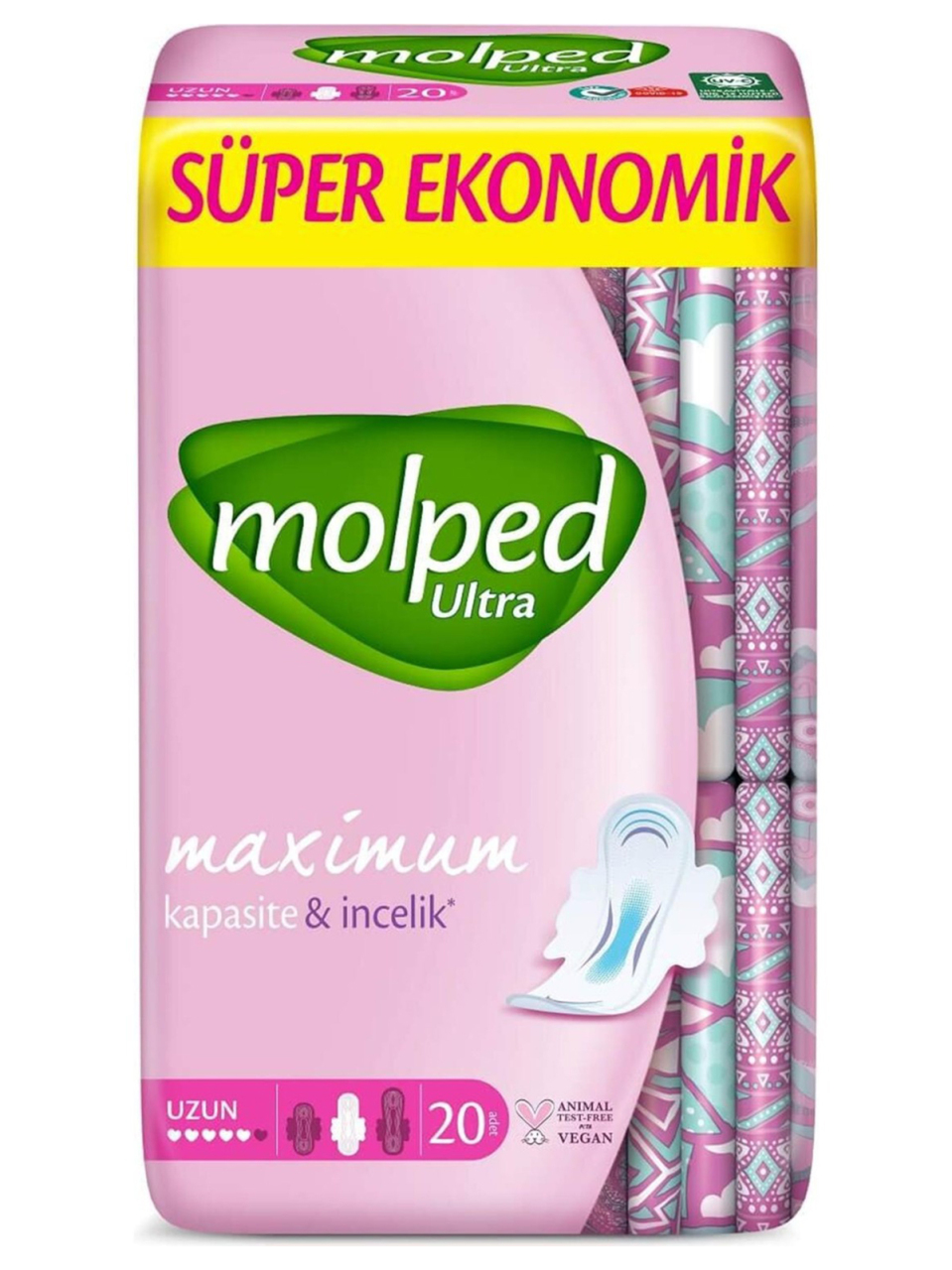 Molped Ultra Anatomik Uzun Ped Süper Eko 20 Adet - 1