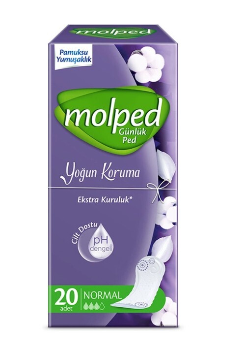 Molped Yoğun Koruma Günlük Ped 20 Adet - 1