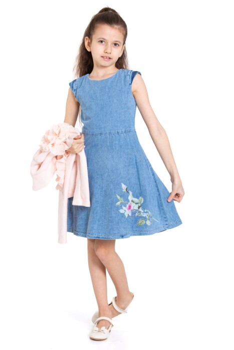 طقم تنورة للبنات من عمر 6 إلى 9 سنوات 51050 - 4