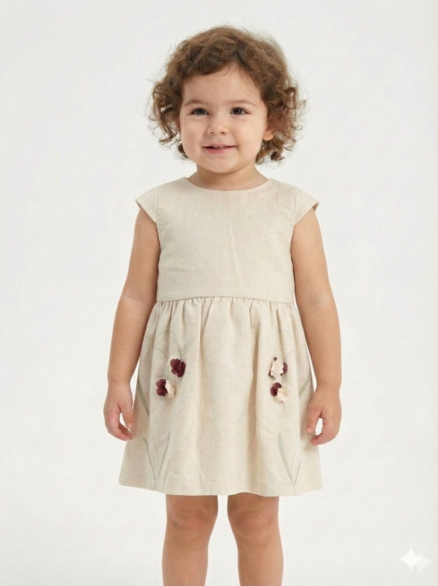 فستان بناتي، للأعمار من 4 إلى 7 سنوات، 52101 - 4