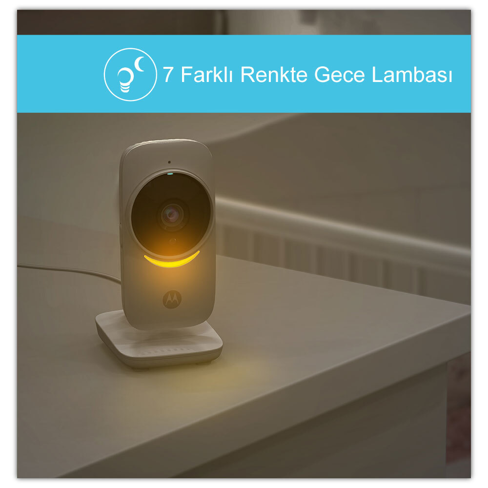 كاميرا مراقبة الأطفال موتورولا VM482 AXNL بشاشة LCD مقاس 2.8 بوصة - 3