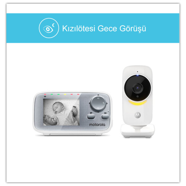 كاميرا مراقبة الأطفال موتورولا VM482 AXNL بشاشة LCD مقاس 2.8 بوصة - 4