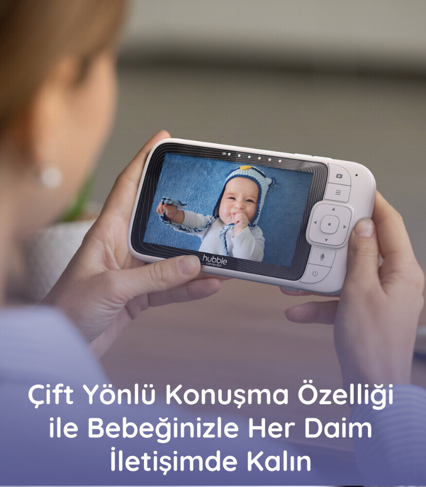 Motorola Hubble HBL12 Nursery Pal Cloud Dijital Bebek Kamerası - 6