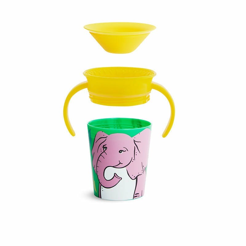 Munchkin Mucize 360° Alıştırma Bardağı 6 Ay+ 177 ml Fil - 2