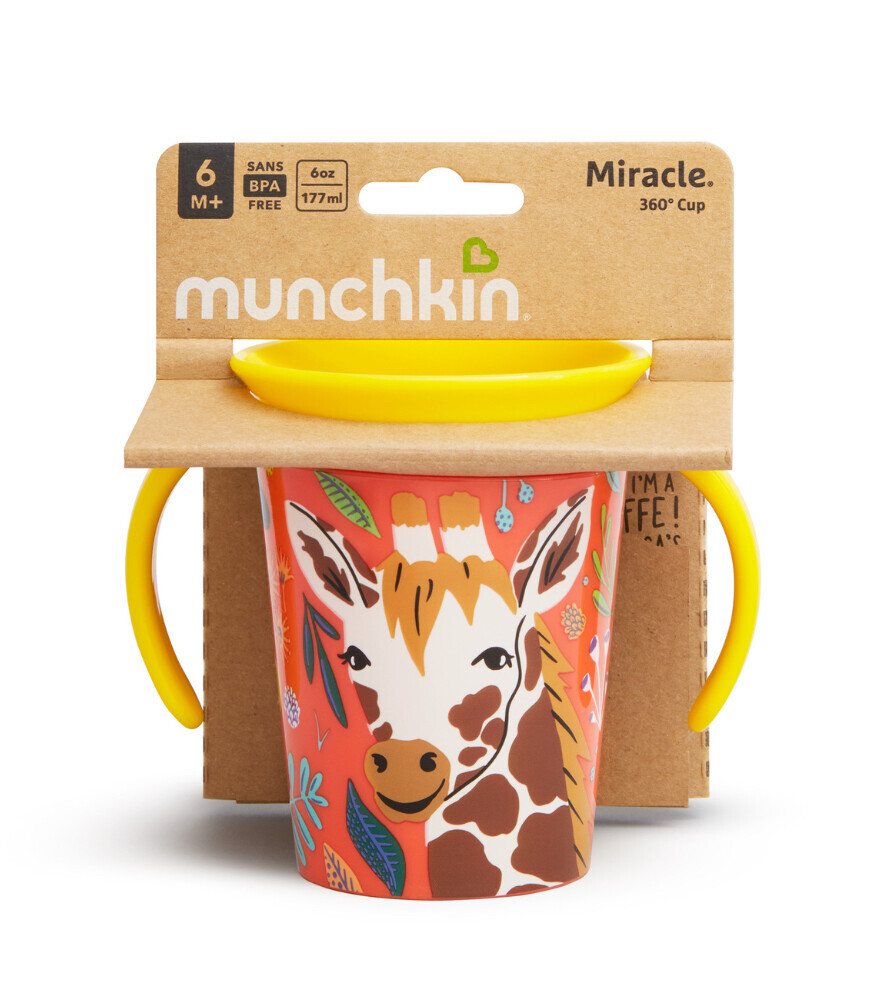 Munchkin Mucize 360° Alıştırma Bardağı 6 Ay+ 177 ml Zürafa - 4