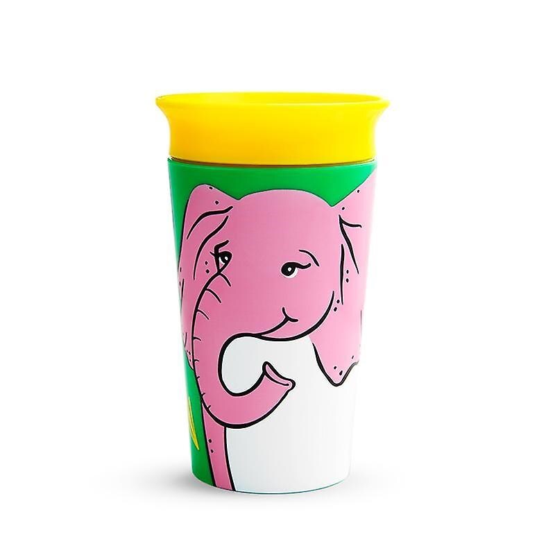 Munchkin Mucize 360° Wildlove Alıştırma Bardağı 12 Ay+ 266 ml Fil - 1