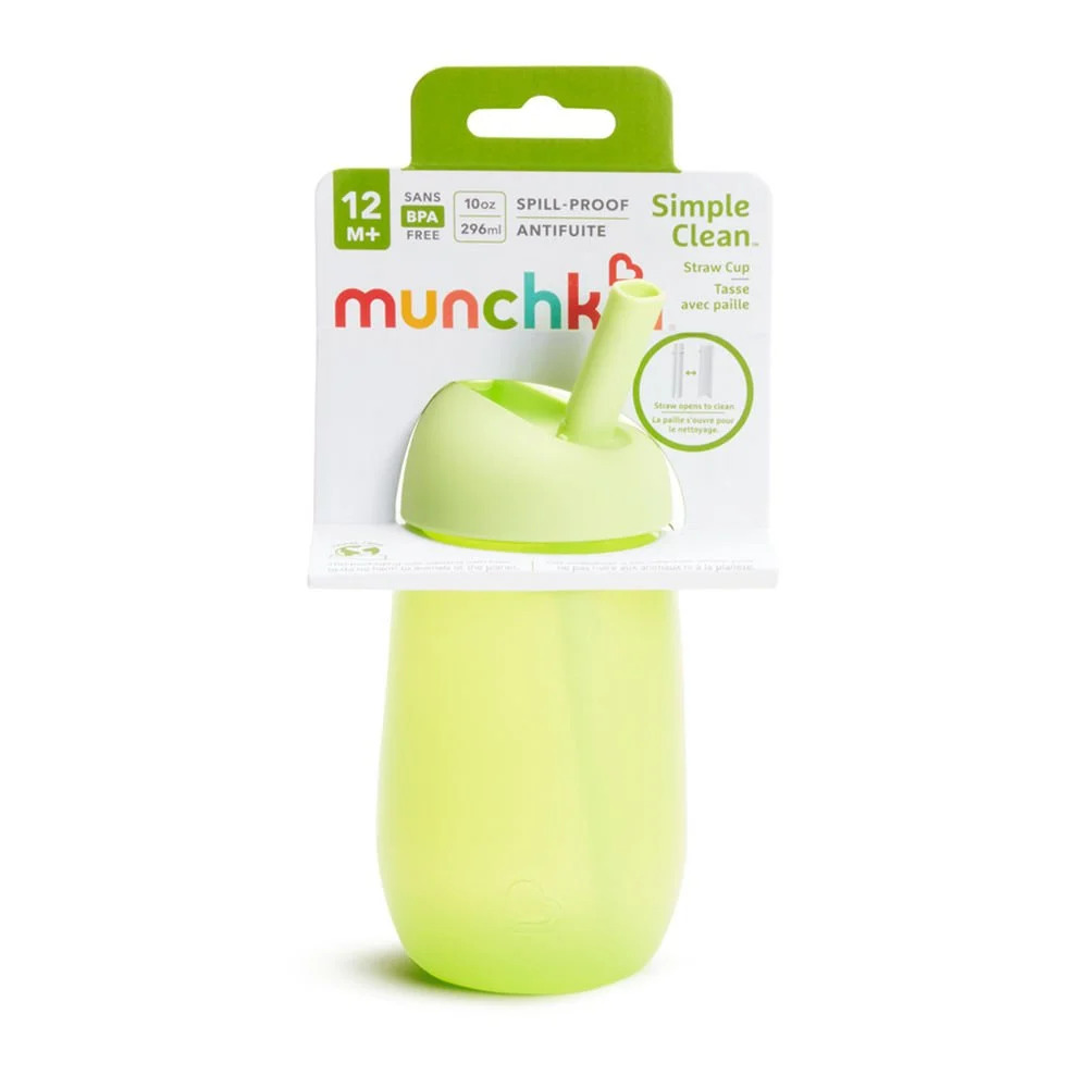 Munchkin Simple Clean Pipetli Alıştırma Bardağı 12+ Ay 296 ml Yeşil - 6