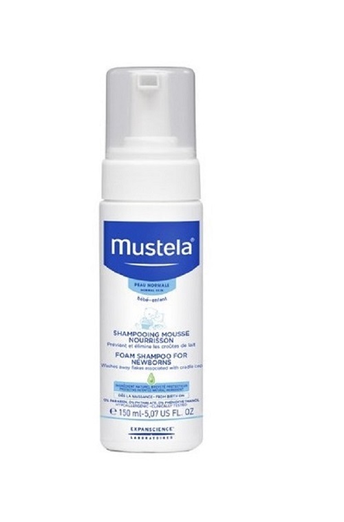Mustela Yeni Doğan Konak Önleyici Köpük Şampuan 150 ml - 1