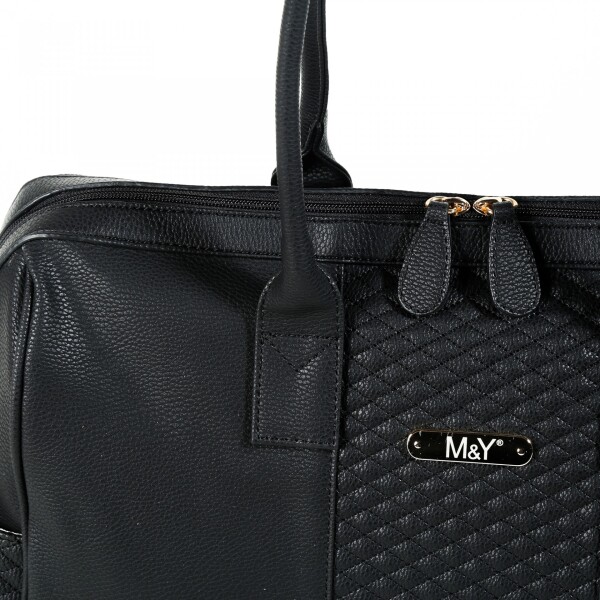 مجموعة حقيبة العناية بالأم والطفل من إم آند واي جايا، لون أسود، 7240 - 4