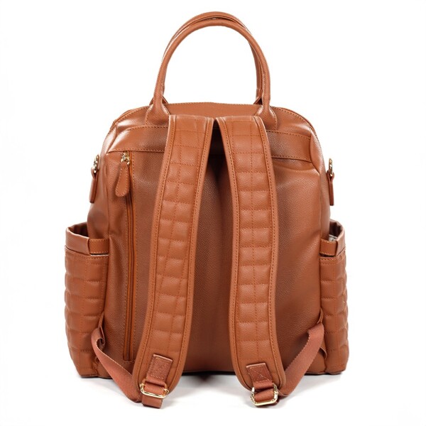 حقيبة ظهر M&Y Kitty الجلدية للعناية بالأم والطفل 7271 تان - 2