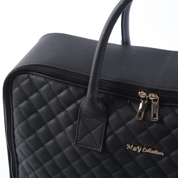 حقيبة الأم والطفل الجلدية M&Y Hera 7090 باللون الأسود - 3