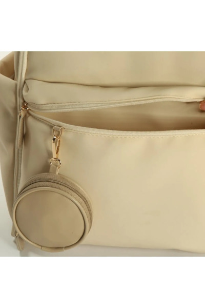 حقيبة ظهر M&Y Diamond للعناية بالأم والطفل 7345 كريمية - 4