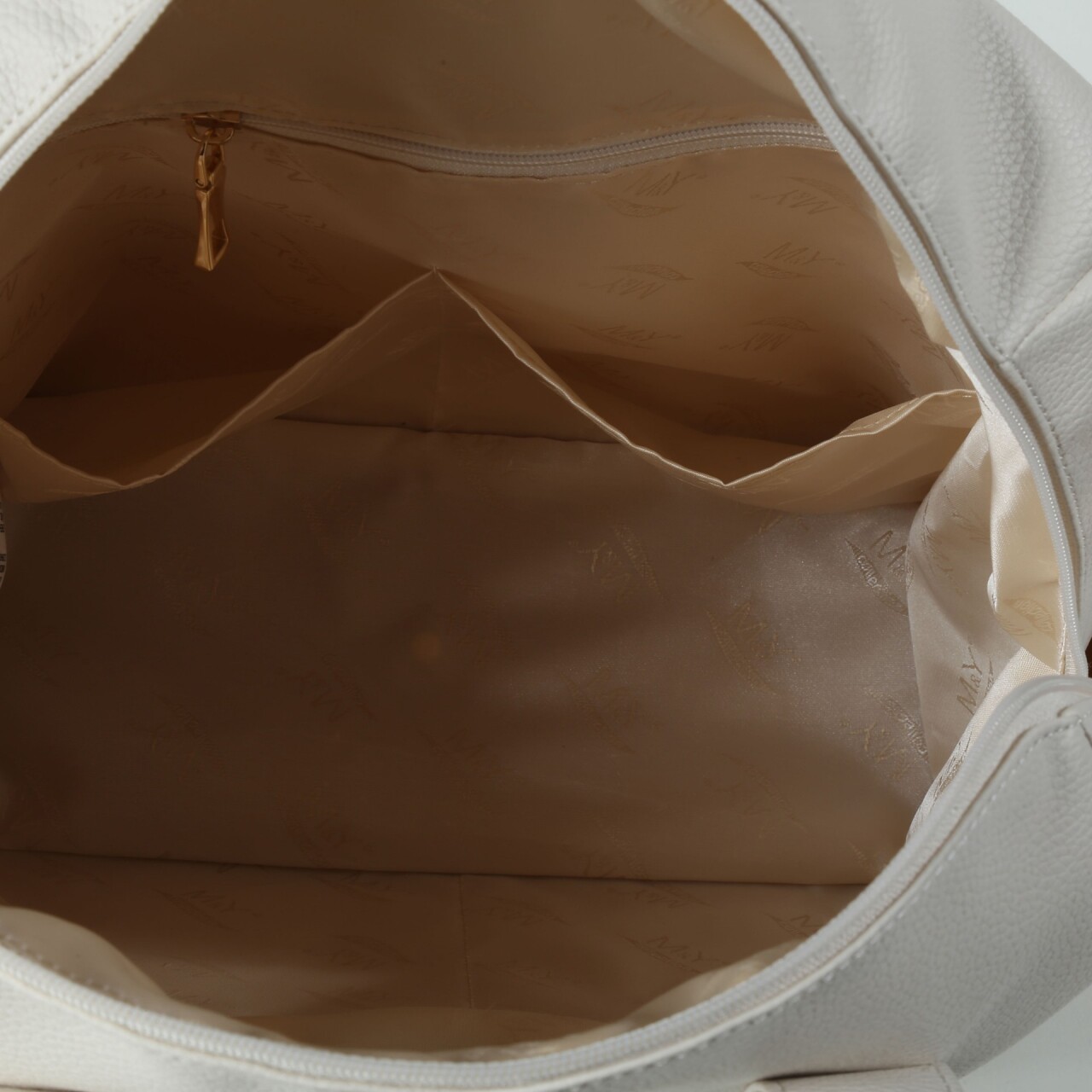 حقيبة ظهر M&Y Kitty الجلدية للعناية بالأم والطفل 7271 كريمية - 5