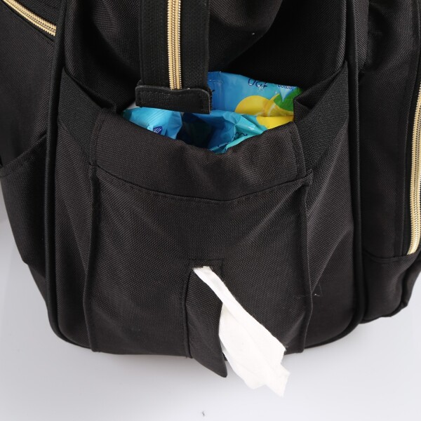 حقيبة ظهر M&Y Go Mother Baby Care 6610 باللون الأسود - 4