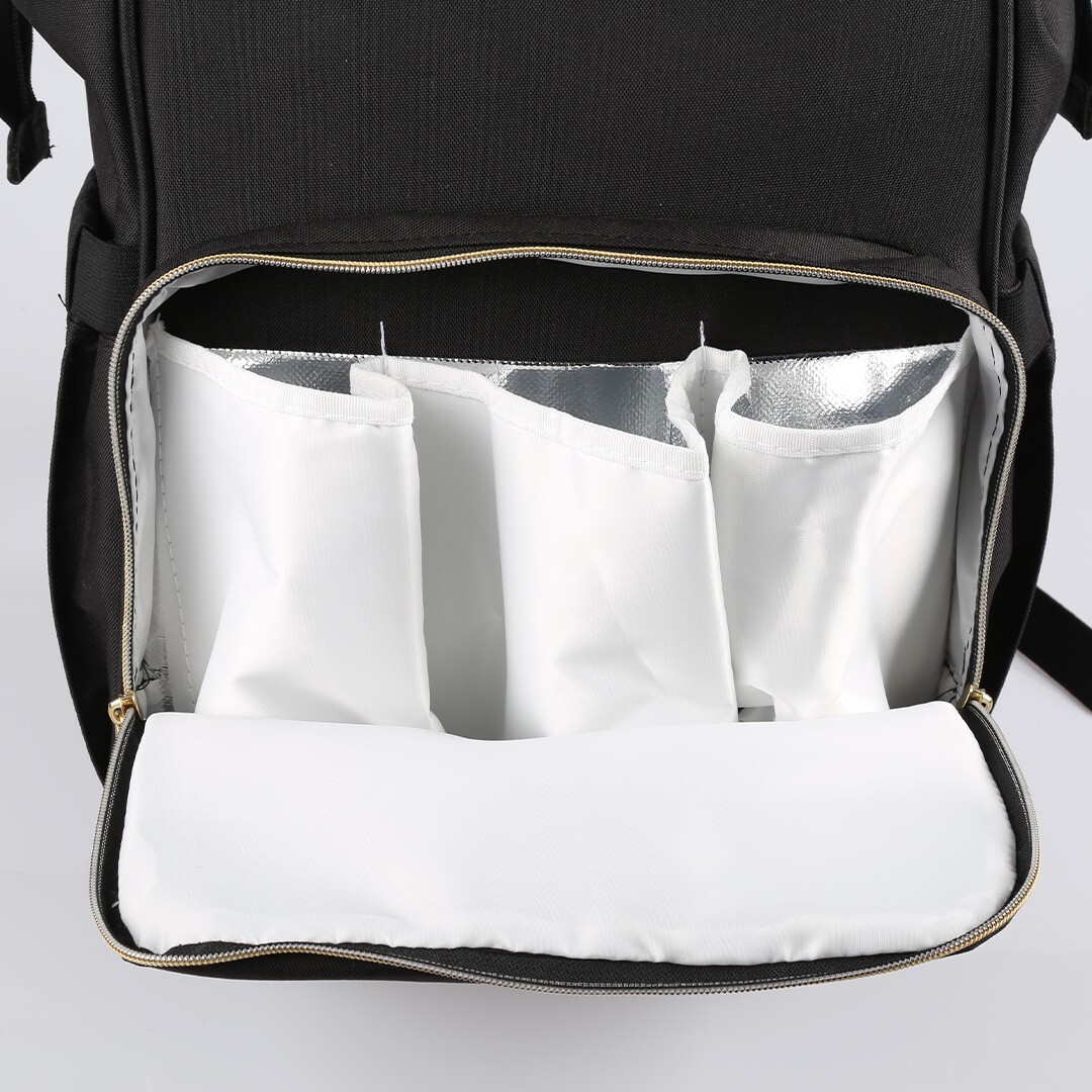 حقيبة ظهر M&Y Go Mother Baby Care 6610 باللون الأسود - 5