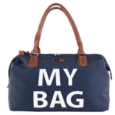M&Y My Bag Deri Anne Bebek Bakım Çantası 7070 Lacivert - 1