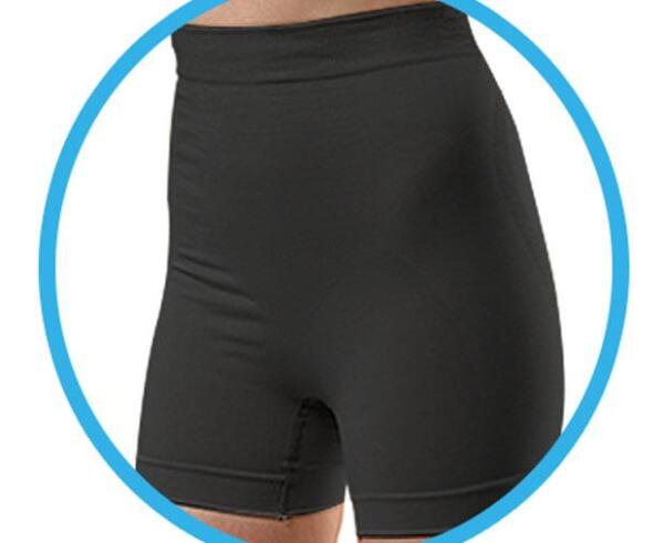 مشد مايسي للتعافي بعد الولادة - ساق قصيرة - أسود - Mycey