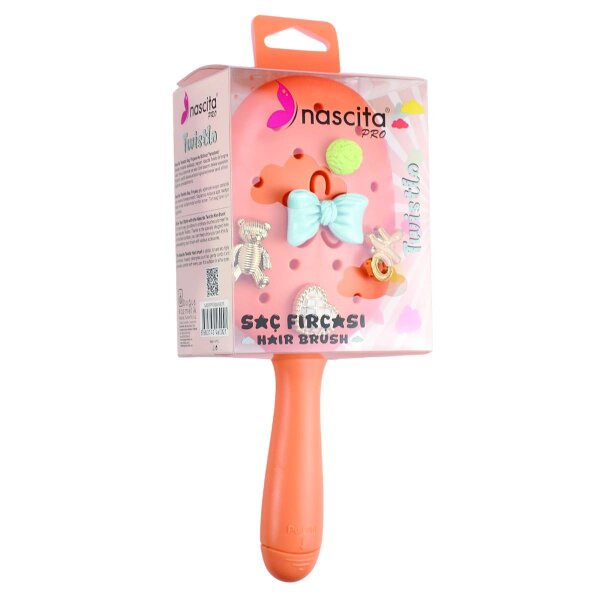 فرشاة شعر ناسيتا تويستلو برتقالية - 4