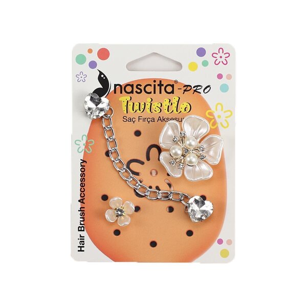 مجموعة إكسسوارات ناسيتا تويستلو مكونة من 4 قطع - بني كريمي - Nascita