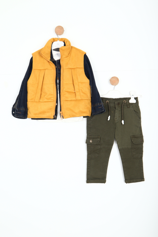 طقم للأولاد من عمر 2 إلى 5 سنوات 12088 - 1