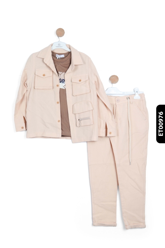 طقم بنطال للأولاد من عمر 7 إلى 11 سنة 13516 - NASR GRUB