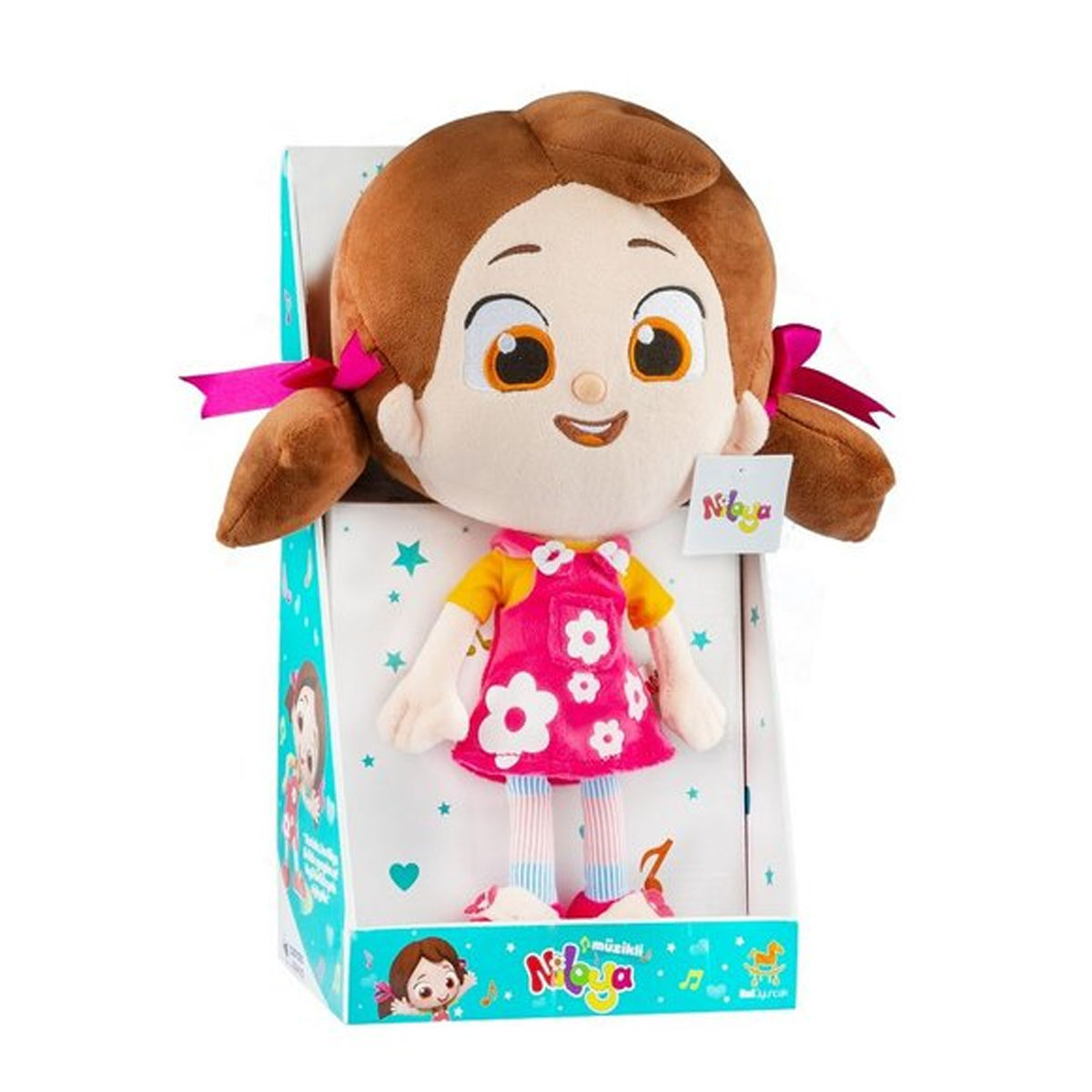 Niloya Müzikli Peluş Bebek 35 Cm 55105 - 1