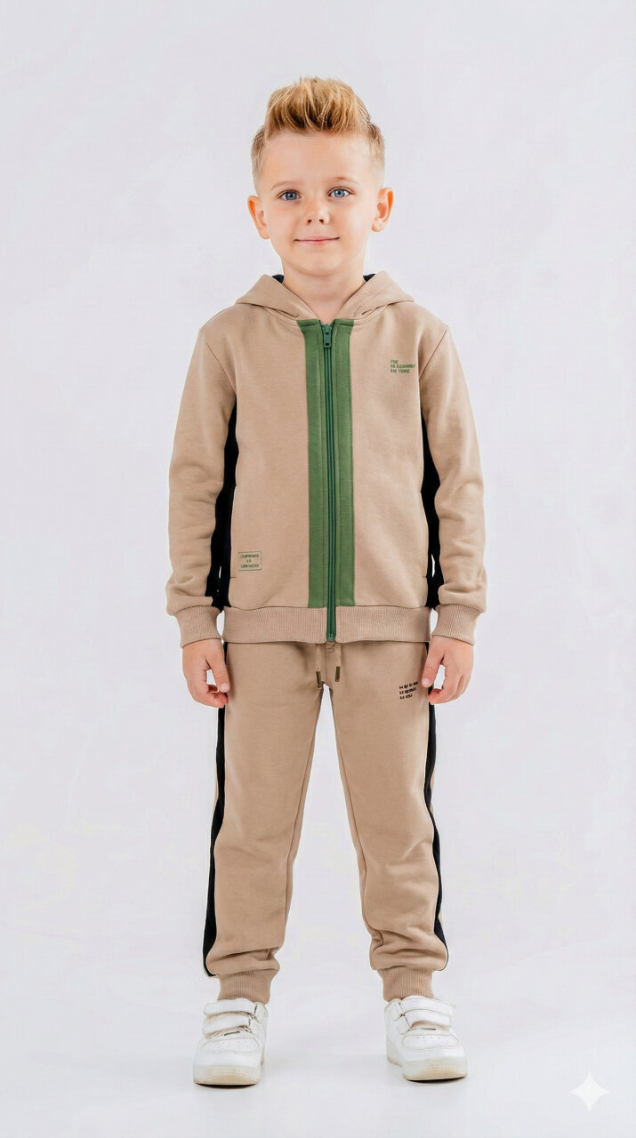 بدلة رياضية للأولاد من عمر 1 إلى 4 سنوات 29602 - 1