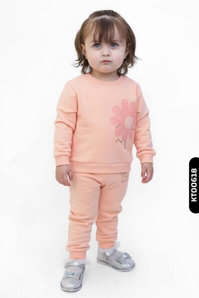 بدلة رياضية للبنات من عمر 1 إلى 4 سنوات 19604 - NK KİDS