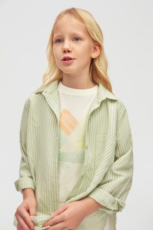 قميص بناتي 8-14 سنة 38328 - NK KİDS