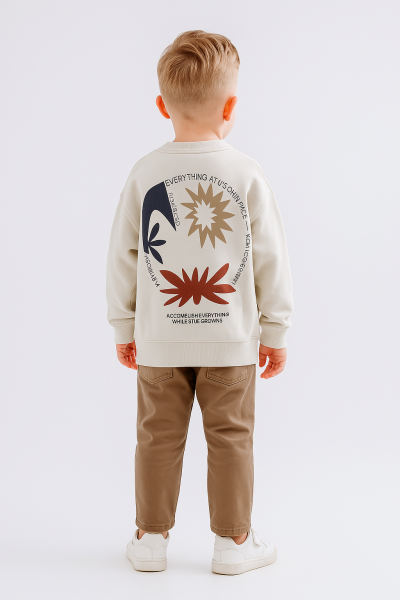 طقم بدلة للأولاد من عمر 4 إلى 13 سنة 0385 - 2