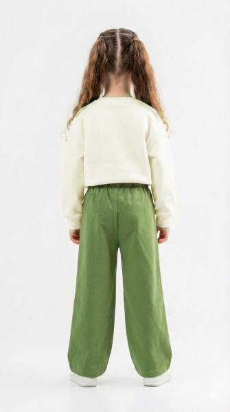 طقم بدلة بناتي مكون من قطعتين للأعمار من 8 إلى 14 عامًا SET0393 - 2